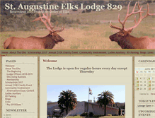 Tablet Screenshot of elks829.com